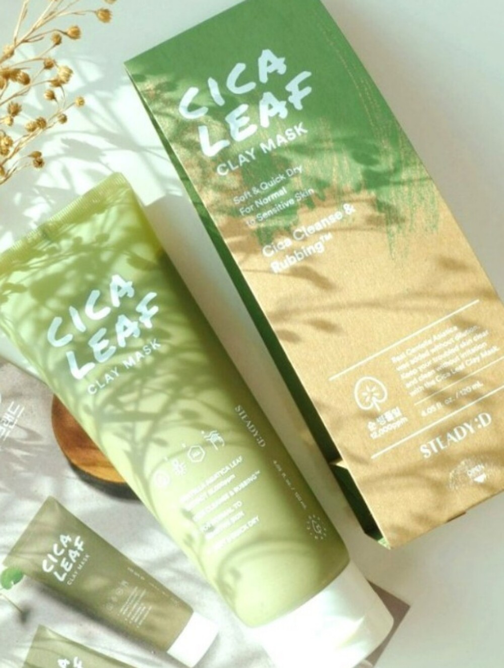 Steady D Cica Leaf Clay Mask - Green Tube NIB